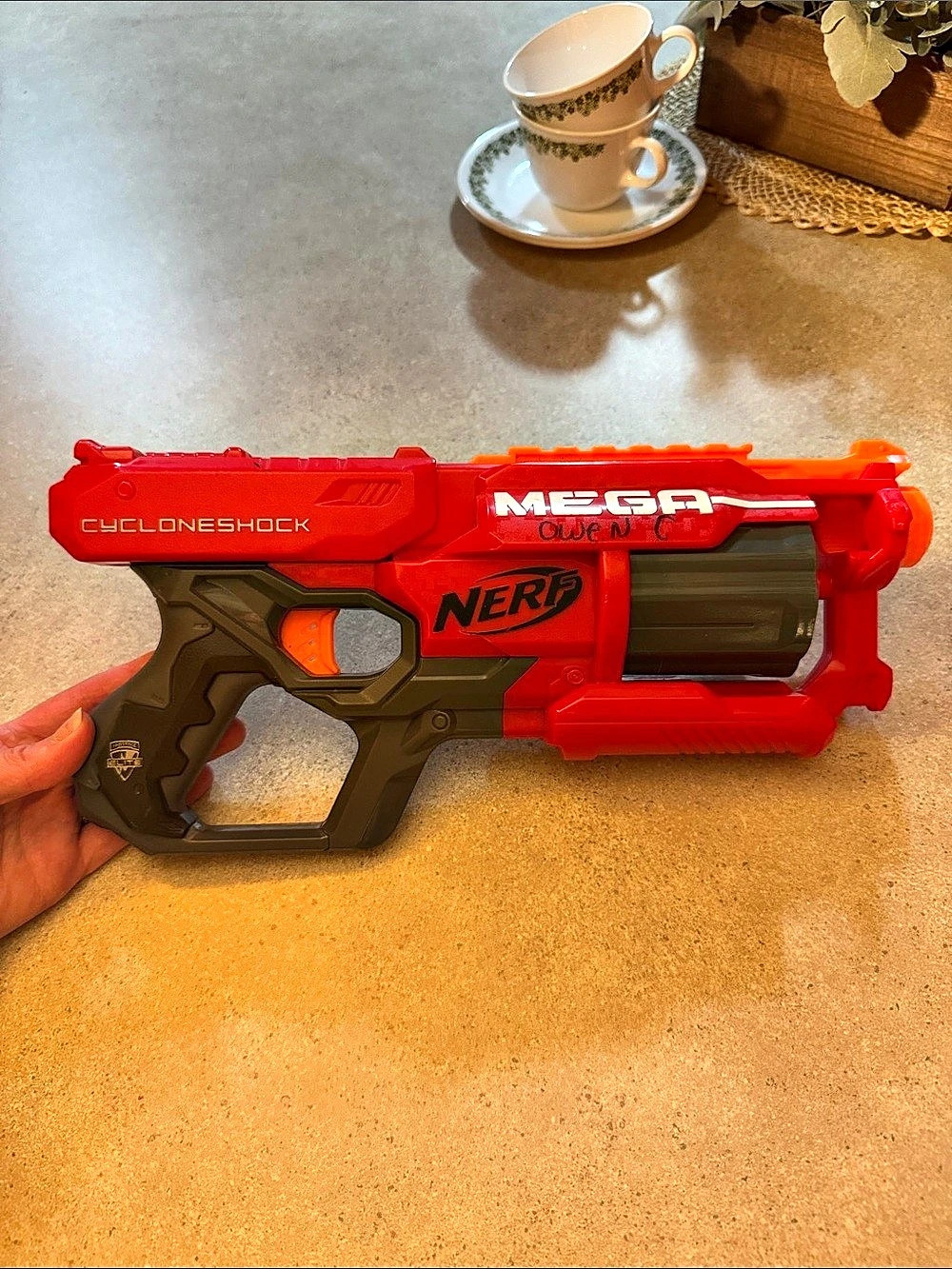 Nerf N-Strike Elite Mega CycloneShock Blaster Red & Black Toy Blaster